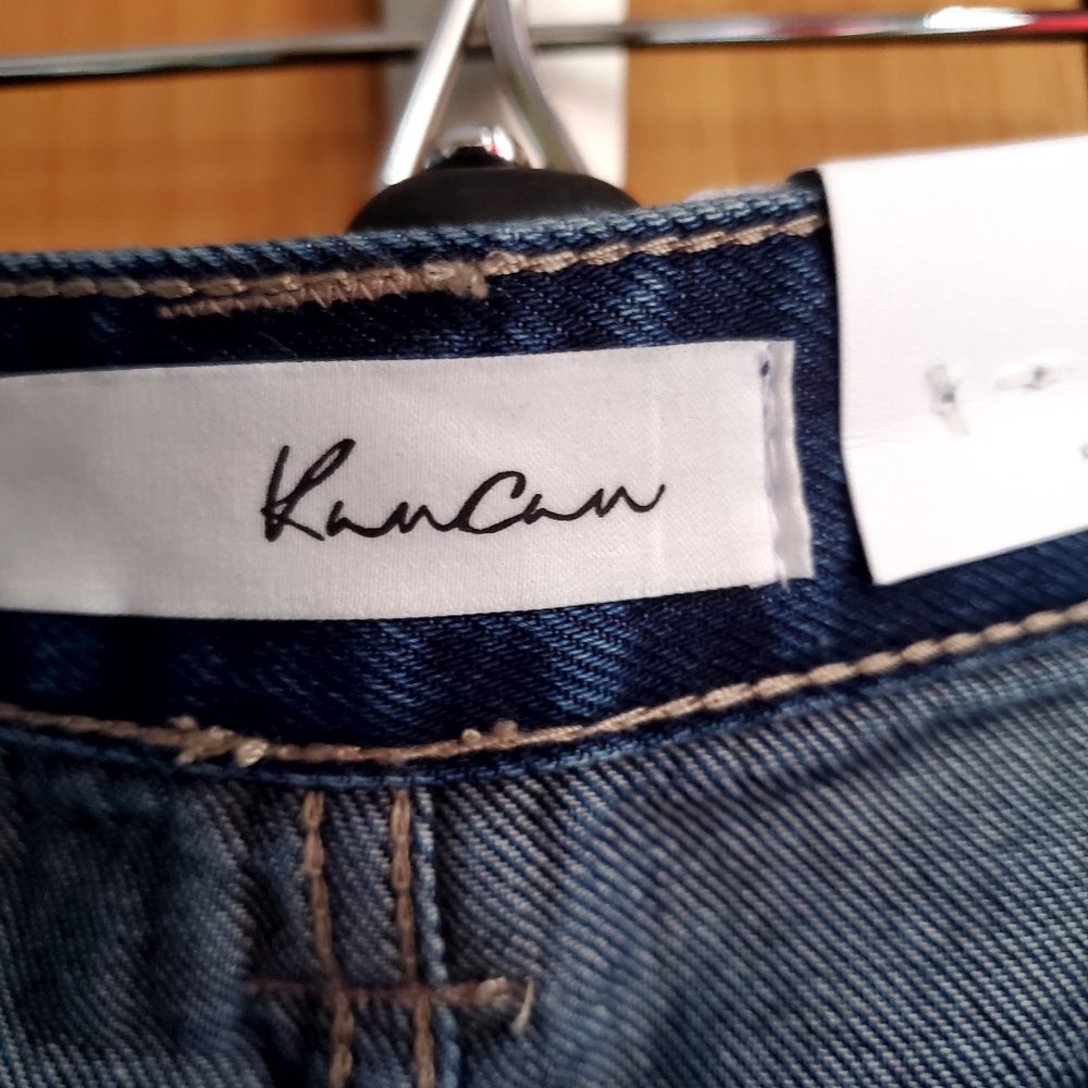 Kancan NWT Ultra High Rise 90s Wide Leg Flare Jeans Size 24 - Picture 11 of 14